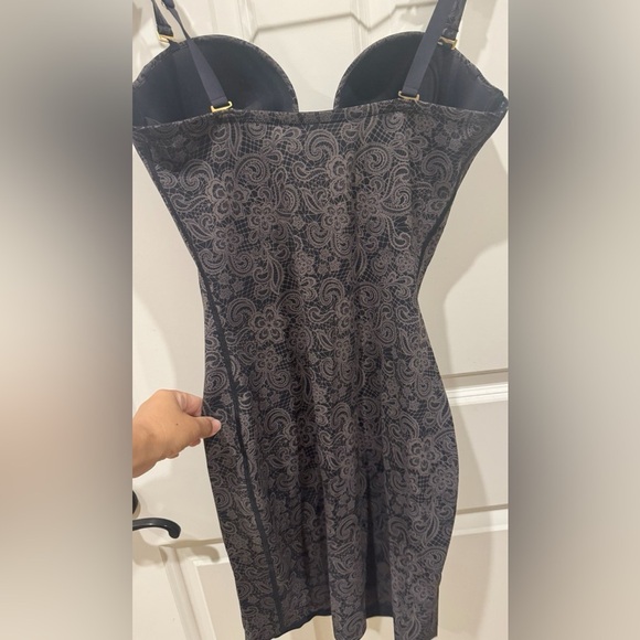 BNWOT Smooth Operator Dress Size M/34E Elegant Black Lace Mini Dress $198- read - Picture 6 of 11